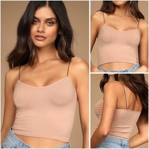 NEW! Free People Skinny Strap Seamless Brami, Size XS/S